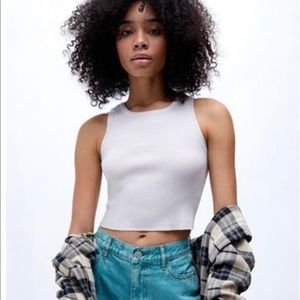 ISO!! Kendall & Kylie Downtown White and Black Tank Top in XS!!